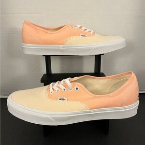 (NEW)Vans Plimsolls Pastel Color Block Shoes-Men’s Size 12